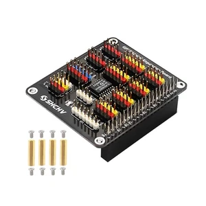 Gpio Expansion Board Ad/da Digital To Analog Conversion for Raspberry Pi 4B/3 S - Afbeelding 1 van 10