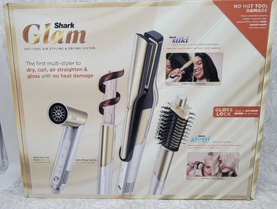 Shark Glam Ceramic & Powerful Air Styling & Drying System with Diffuser - New - Image 1 of 3