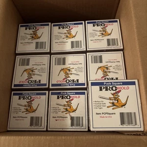 Disco de hockey PRO-MOLD cuadrados 38 ajuste perfecto total hermético cristalino - Imagen 1 de 8