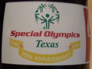 Texas Special Olympics 30th Anniversary Colaflasche - Bild 1 von 2