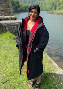 FAST DELIVERY. Lux 2025 Ed Jalapeno Premium Robe. Black with red or grey . - Picture 1 of 31