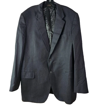 Paul Stuart Sport Coat Size 46 Wool Cashmere Gray Blazer Jacket Mens Italy - Image 1 of 4