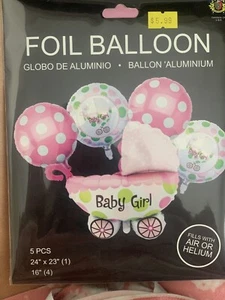 baby girl foil balloon - Picture 1 of 2