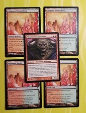 #597 | KARPLUSAN MINOTAUR (PT) + HIGHLAND WEALD (PT×2 EN×2) COLDSNAP | MTG LP/NM