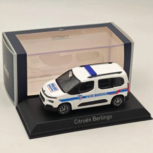 1/43 Norev Citroen Berlingo White Police Municipale Diecast Model Car Collection - Picture 1 of 7