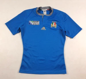Italy Rugby World Cup 2015 home Shirt Mens Rugby Union jersey size S - Picture 1 of 4