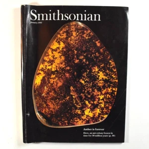 Smithsonian Magazine - January, 1993 - Amber Is Forever, Marines, Dolphins GOOD - Picture 1 of 8