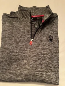 Spyder Active Men’s Long Sleeve 1/4 Zip Warm Base Layer Breathable Stretch Sizes - Picture 1 of 9