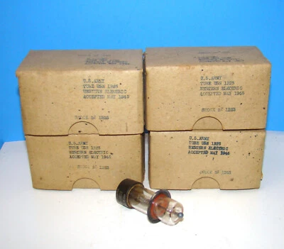 Без типа 2J 1B23 Western Electric винтажный 1945 радио 4 винтажные лампы клапаны 1B23 - Изображение 1 из 3