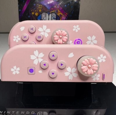 Sakura petals - RGB LED - Custom Joycons for the Nintendo Switch - Image 1 of 2