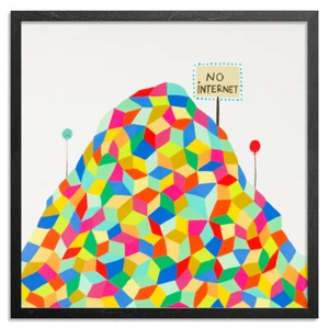 Kristin Farr- No Internet HPM Signed and # Printers Proof / LTD Ed. Print W/ COA - Picture 1 of 8