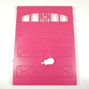 2015 Barbie Dream House Garage Door with Key Replacement Parts Pink Mattel CJR47 - Picture 1 of 4