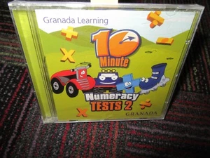 NEW 10 MINUTE NUMERACY TESTS 2 PC CD-ROM BY GRANADA LEARNING, 1,250 TESTS, NIP - Picture 1 of 2