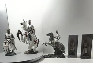 The Knights Templar 5x Figurine Collection Created by Golden Future Studio Malta - Bild 1 von 24