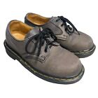 Dr. Martens Dusky Gray Leather Lace Up Kids Oxford Shoes Size 1