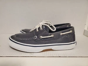 Sperry Halyard Top Sider Mens US Size 7 Boat Shoes Blue Gray Casual - Picture 1 of 9