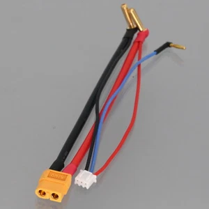 RC 4 mm bala plátano a XT60 hembra 2 mm JST-XH 2S cable de equilibrio carga de batería - Imagen 1 de 4