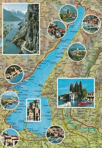 AK MAP, Landkarte, Panoramakarte **LAGO DI GARDA - GARDASEE** 26 - Bild 1 von 2