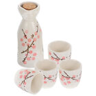  Glasbehlter Weinflasche Sake-Krug-Set Japanisches Sake-Set Keramik-Sake-Krug