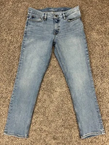 Jeans Banana Republic Legacy uomo 33x30 slim fit dritto blu denim elasticizzato - Foto 1 di 13