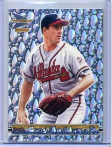 GREG MADDUX 2000 Pacific Prism DROPS of SILVER - 1 OF 799 MADE - BRAVES - Picture 1 of 2