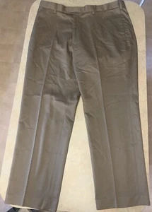 Perry Ellis Portfolio Premium Twill Sandstone Dress Pants 38W 30L NWT - Picture 1 of 5