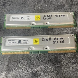 Toshiba THMR1N4E-6 PC600-53 64MB/4 - Lot if 2 - Picture 1 of 7