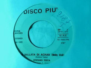 STEFANO TESTA La ballata di Achab 7" PROG PR0M0 RARISSIMO VERY RARE!!! - Picture 1 of 1