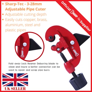 Sharp-Tec 3-28mm Tube Cutter Cutting Copper Titanium Brass Stainless Steel pipe - Picture 1 of 7