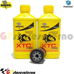 KIT OLIO + FILTRO OLIO BARDAHL XTC C60 10W40 PIAGGIO 300 MP3 LT TOURING 2013 - Imagen 1 de 1