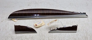 2016-2020 Acura MDX OEM Left Front Dash Wood Trim Cover Set of 3 - Picture 1 of 15