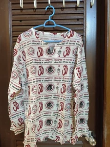 OM Ganesh Men's T Shirt Hindu India Meditation White L XL 2XL OM22 - Picture 1 of 5