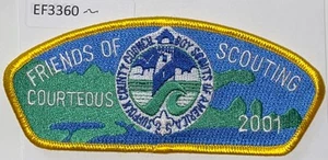 Boy Scout CSP Suffolk County Council 2001 FOS - Picture 1 of 1