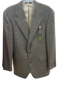 NWT | Men's Chaps Ralph Lauren Blazer | 40R | Plaid Wool - Picture 1 of 6