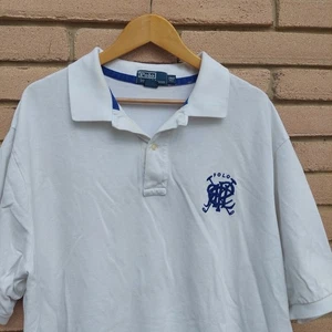 Polo Ralph Lauren Mens Scribble Crest Cotton Polo Shirt Size 2XLT - Picture 1 of 6