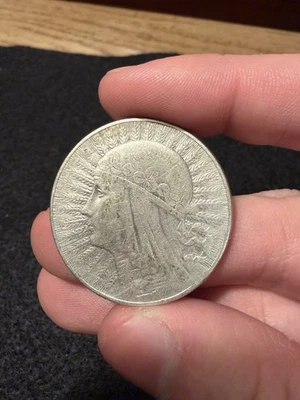 Moneda de plata 10 zlotych 1932 Polonia ¡Bonita! Foto 1 de 2