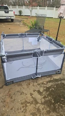 CAPAKIDS Parque Infantil Plegable 50"x50", Faltan Accesorios Foto 1 de 4