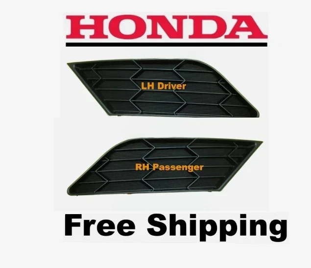 2011-2013 HONDA ODYSSEY BUMPER GRILLE GRILL FOG LIGHT COVER RIGHT LEFT SET OEM - Image 1 of 1