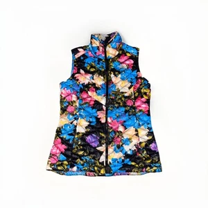 Women’s Small The North Face Thermoball Primaloft Floral Quilted Puffer Vest - Picture 1 of 10