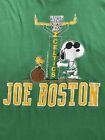 Vintage Peanuts Snoopy Boston Celtics T-Shirt Large Single Stitch Artex USA Made