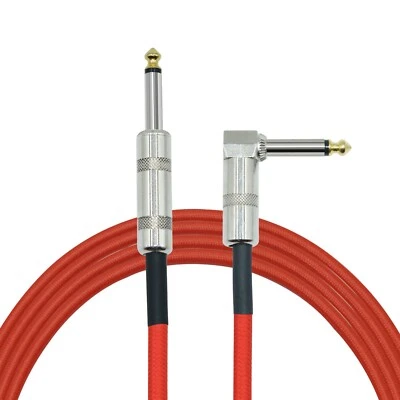 CMI 20 pies 1/4" silencioso instrumento de guitarra eléctrica bajo amplificador cable pedal cable AMP Foto 1 de 4