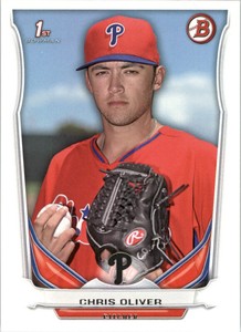 2014 Bowman Draft #DP106 Chris Oliver Philadelphia Phillies