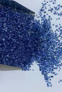 5.00ct 1 To 2mm Amazing Luster Natural Blue Sapphire - Picture 1 of 3