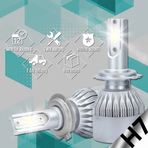 Kit de faros LED de 2 lados CREE H7 1800W 270000LM bombilla alta o lo 6000K coche - Imagen 1 de 12