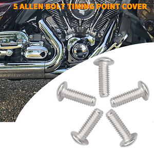 5 Allen Bolt Timing Point Cover Hardware For Harley Dyna Electra Glide Fat Boy