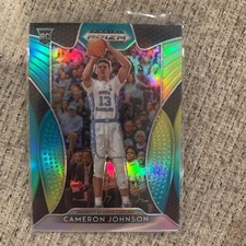 Cameron Johnson 2019 Panini-Prizm Draft Picks Green & Yellow RC 058/249 A300