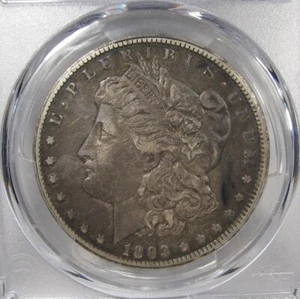 1893-CC Silver Morgan Dollar PCGS XF40 KEY DATE AM479 - Picture 1 of 4