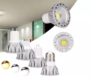 Dimmable LED COB Spotlight Bulb 10W mR16 GU10 E27 E26 85-265V 110V 220V 12V Lamp - Picture 1 of 16