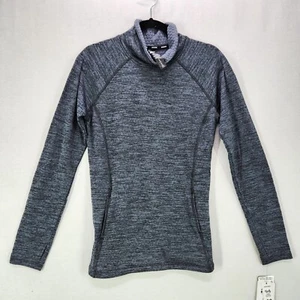 RBX Active Pullover Sweater Womens Medium Grey Soft Fleece Cowl Neck - Picture 1 of 11