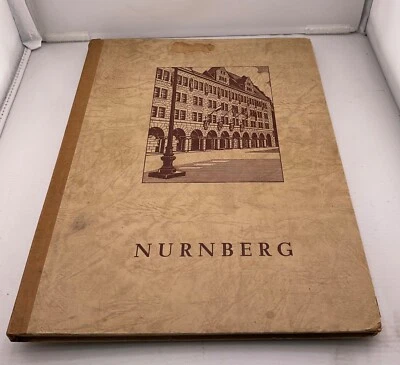 “Nurnberg” (1946)  1st Edition By: Charles W. Alexander RARE Trials Photo Book - Image 1 of 4